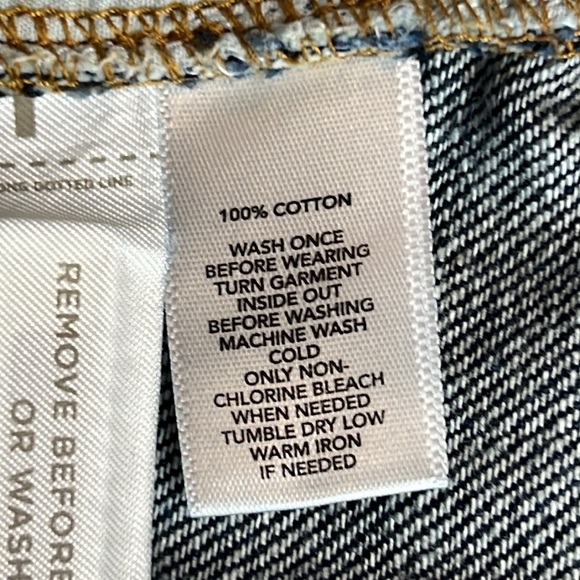 Loft distress roll up Bermuda denim Jean shorts size 10 New - Picture 5 of 8